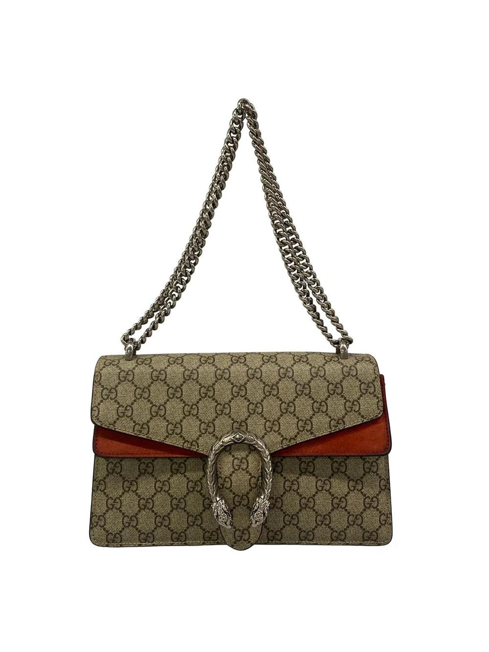 Gucci Dionysus Beige Brown Red Pvc #360654G11B